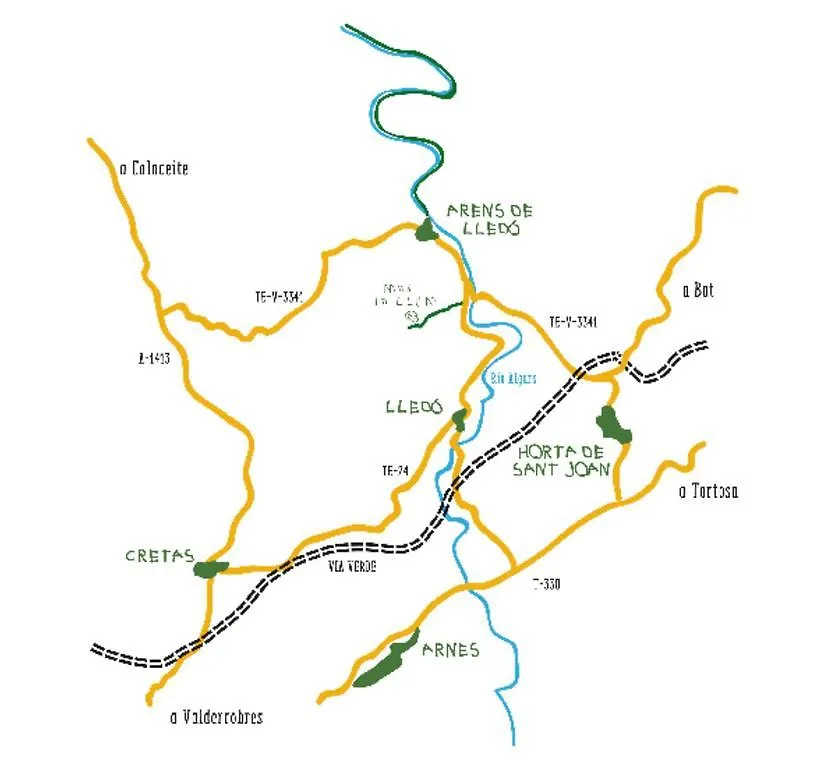 Arens de Lledo 马斯拉伦旅馆旅馆 西班牙